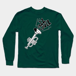 Jazz Lover Typography Design Long Sleeve T-Shirt